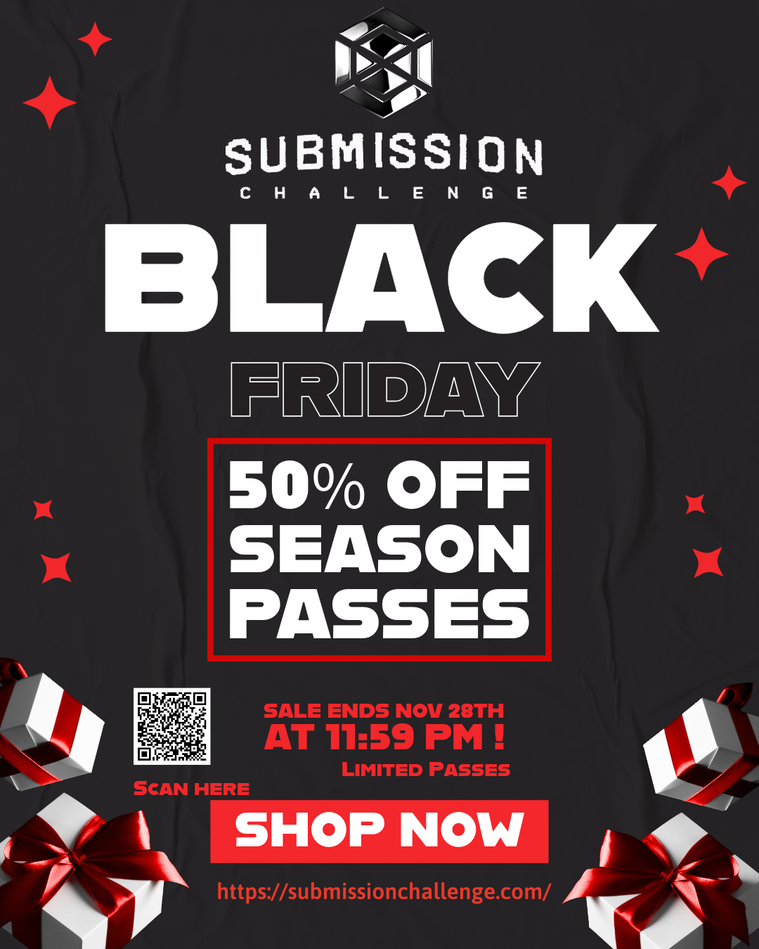 Submission Challenge Season Pass - Black Friday Discount Applied at Checkout